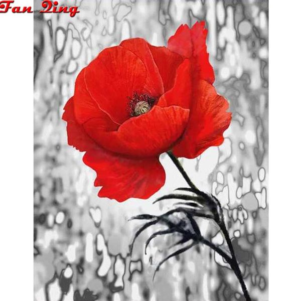 diamond painting 5d round black and white red poppy full square flowers embroidery mosaic cross stitch handmade gift
diamond painting 5d round black and white red poppy full square flowers embroidery mosaic cross stitch handmade gift