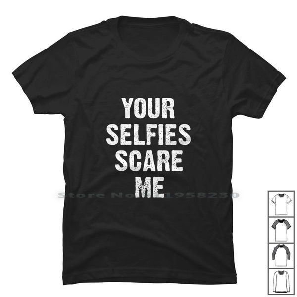 men's t-shirts your selfies t shirt 100% cotton selfie self scar care you, White;black
men's t-shirts your selfies t shirt 100% cotton selfie self scar care you, White;black