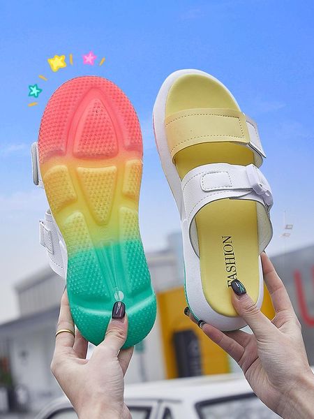 slippers sandals and women wear lazy platform shoes net red women's fuxu, Black
slippers sandals and women wear lazy platform shoes net red women's fuxu, Black