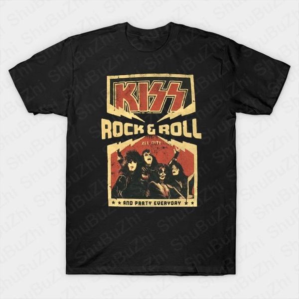 kiss end of the road men t shirts tour plus size rock band man cotton casual street wear free, White;black
kiss end of the road men t shirts tour plus size rock band man cotton casual street wear free, White;black