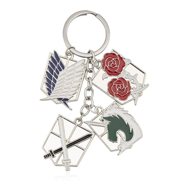 keychains pf769 japanese anime attack on titan pendant key chain keys ring holder creativity jewelry friend fans gifts, Silver
keychains pf769 japanese anime attack on titan pendant key chain keys ring holder creativity jewelry friend fans gifts, Silver