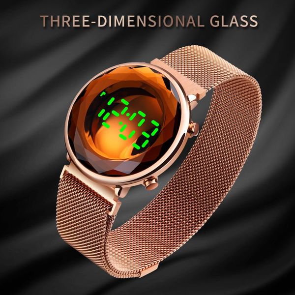 fashion ladies watch luxury led light display digital waterproof brand skmei wristwatch casual women's watches clock wristwatches, Slivery;brown
fashion ladies watch luxury led light display digital waterproof brand skmei wristwatch casual women's watches clock wristwatches, Slivery;brown