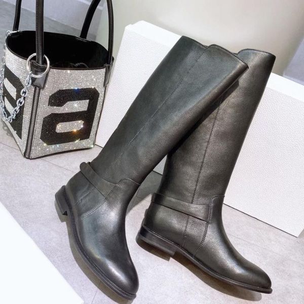 knight boots women's british style thick heel fashion leather pointed toe knee high long female shoes, Black
knight boots women's british style thick heel fashion leather pointed toe knee high long female shoes, Black