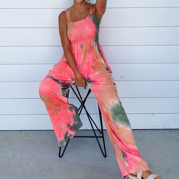 joker elegant spaghetti strap jumpsuit women's tie-dye high waist wide leg jumpsuits 210521, Black;white
joker elegant spaghetti strap jumpsuit women's tie-dye high waist wide leg jumpsuits 210521, Black;white