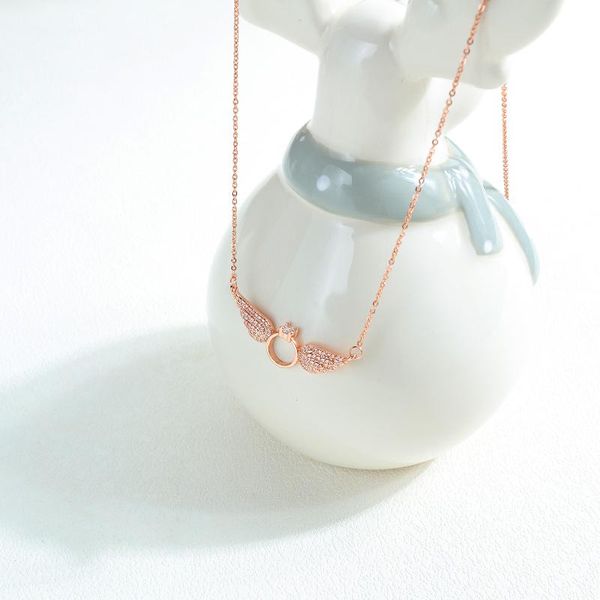 pendant necklaces crystal rose gold double angel wing on circle charm necklace miscarriage mom loss father memorial, Silver
pendant necklaces crystal rose gold double angel wing on circle charm necklace miscarriage mom loss father memorial, Silver