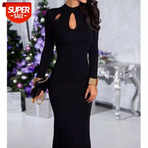hirigin 2020 women pencil elegant bodycon dress lady ol clothes summer long sleeve hollow out party maxi vestidos #b05q, White;black
hirigin 2020 women pencil elegant bodycon dress lady ol clothes summer long sleeve hollow out party maxi vestidos #b05q, White;black