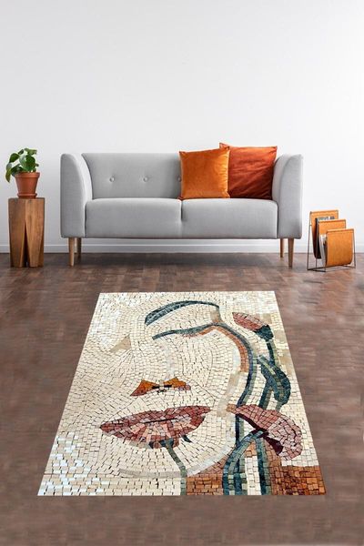 carpets mosaic pattern portrait digital print washable non-slip base living room rug and runner 80*50 rugs
carpets mosaic pattern portrait digital print washable non-slip base living room rug and runner 80*50 rugs