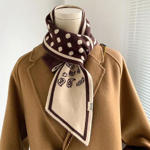 scarves cashew dots knitted wool scarf tube winter fashion small pointed cross warm luxury designer ladies neck collar foulards, Blue;gray
scarves cashew dots knitted wool scarf tube winter fashion small pointed cross warm luxury designer ladies neck collar foulards, Blue;gray