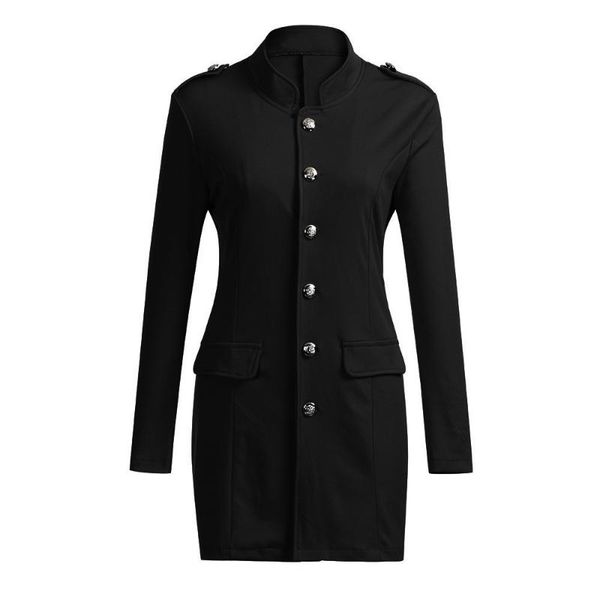 women's suits & blazers autumn winter suit women 2021 casual long sleeve pockets blazer jackets elegant black female outerwear, White;black
women's suits & blazers autumn winter suit women 2021 casual long sleeve pockets blazer jackets elegant black female outerwear, White;black