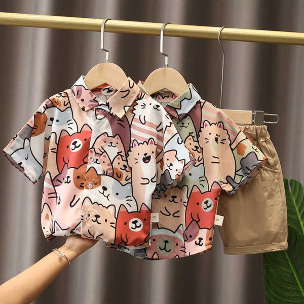 2021 fashion children's clothing 2 pieces set clothing summer short sleeve suit 0-1-2-3 year shirt set version, White
2021 fashion children's clothing 2 pieces set clothing summer short sleeve suit 0-1-2-3 year shirt set version, White