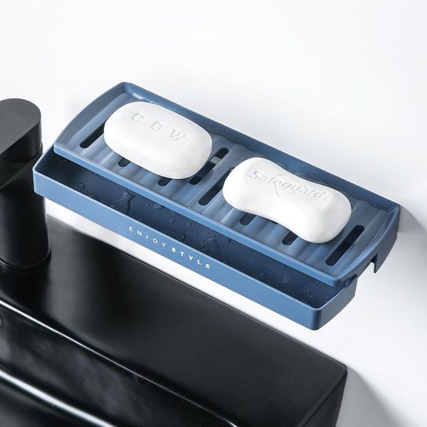 soap dishes 26cm double wall hanging plastic non-perforated bathroom shelf box toilet creative holder and kitchen storage
soap dishes 26cm double wall hanging plastic non-perforated bathroom shelf box toilet creative holder and kitchen storage