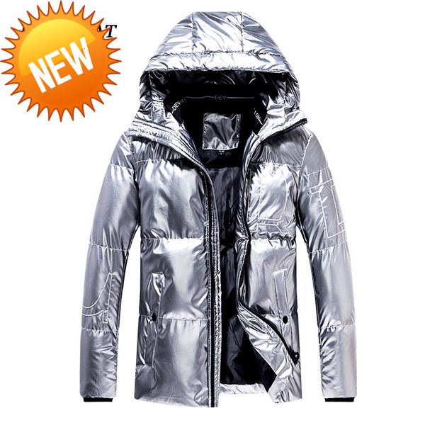 winter 2019 new hooded polished cotton-padded jacket korean version slimming trend men's jacket down, Black
winter 2019 new hooded polished cotton-padded jacket korean version slimming trend men's jacket down, Black
