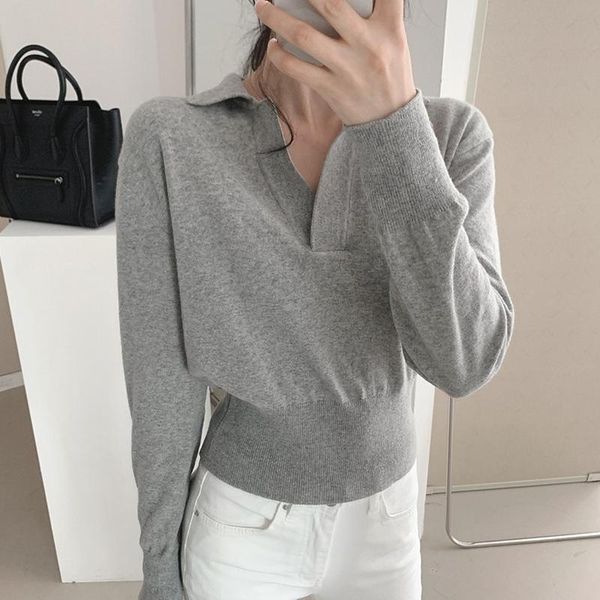 women's sweaters winter loose-fitting knitwear women clothing accept waist long-sleeved pullover sweater loose vintage lapel jumper, White;black
women's sweaters winter loose-fitting knitwear women clothing accept waist long-sleeved pullover sweater loose vintage lapel jumper, White;black