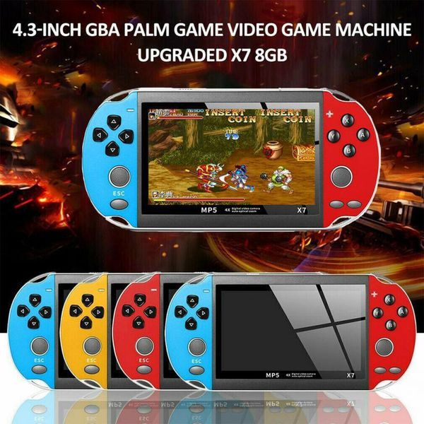 massive handheld video game consoles x7 upgraded version 4.3-inch hd screen 8g 8-128-bit support mp3 mp4 portable players
massive handheld video game consoles x7 upgraded version 4.3-inch hd screen 8g 8-128-bit support mp3 mp4 portable players
