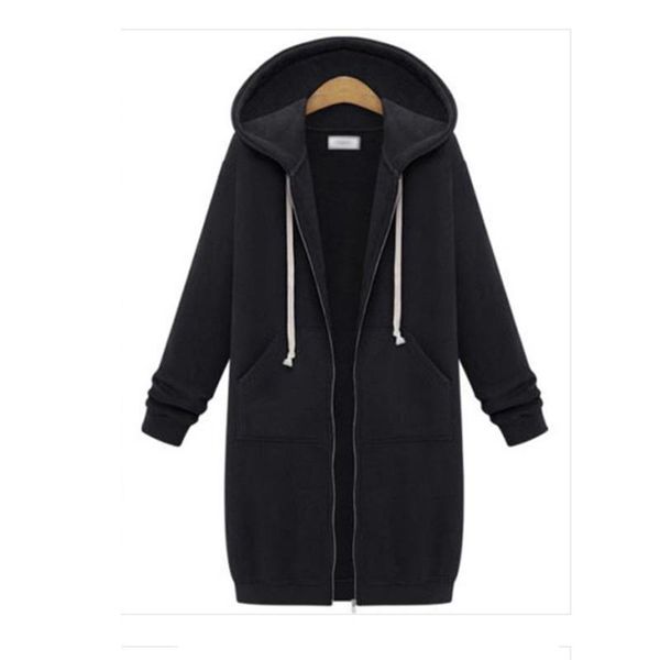 women's hoodies & sweatshirts lanmrem 2021 autumn fashion hooded sleeve zipperbig size long jacket women casual sweatshirt loose clothe, Black
women's hoodies & sweatshirts lanmrem 2021 autumn fashion hooded sleeve zipperbig size long jacket women casual sweatshirt loose clothe, Black