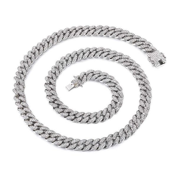 aglover cuban men's necklace, 13mm, hip hop style, miami cube, silver and gold, with ice diamond, rapper q0809
aglover cuban men's necklace, 13mm, hip hop style, miami cube, silver and gold, with ice diamond, rapper q0809