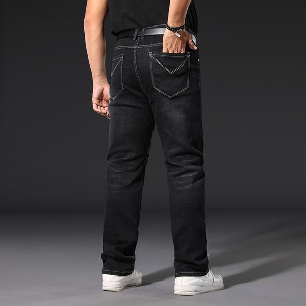 men's jeans plus size 42 44 46 48 50 fat men classic loose straight denim pants mid waist elasticity business casual brand trousers, Blue
men's jeans plus size 42 44 46 48 50 fat men classic loose straight denim pants mid waist elasticity business casual brand trousers, Blue