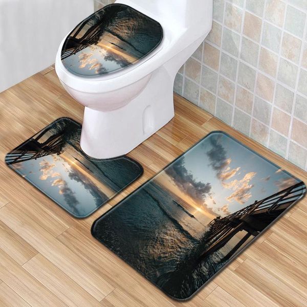 bath mats landscape mat 3 pcs/set toilet cover foot pad non-slip bathroom door seat rug carpet decor
bath mats landscape mat 3 pcs/set toilet cover foot pad non-slip bathroom door seat rug carpet decor