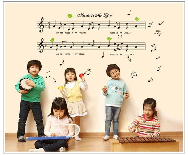 wall stickers 1set music sticker is my life theme bedroom decor & dancing note removable design
wall stickers 1set music sticker is my life theme bedroom decor & dancing note removable design