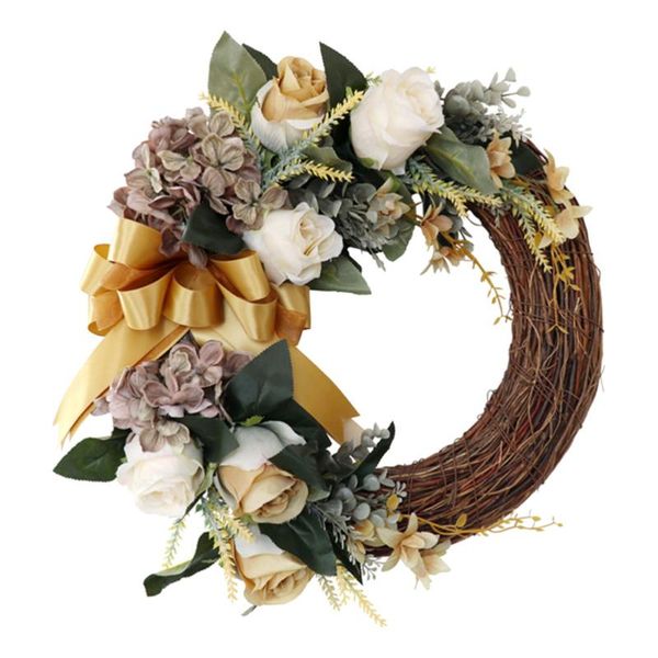 decorative flowers & wreaths 1pc nordic style simulated flower wreath hanging for decor
decorative flowers & wreaths 1pc nordic style simulated flower wreath hanging for decor