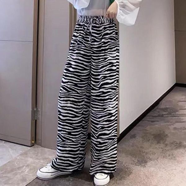 women's pants & capris kancoold zebra print wide leg trousers high waist women 2021 fashion casual female streetwear in stock, Black;white
women's pants & capris kancoold zebra print wide leg trousers high waist women 2021 fashion casual female streetwear in stock, Black;white