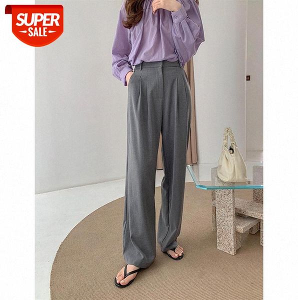 tg slim fit suit trousers women high waist loose wide leg casual mopping pants 11278 #zv7w, Black;gray
tg slim fit suit trousers women high waist loose wide leg casual mopping pants 11278 #zv7w, Black;gray