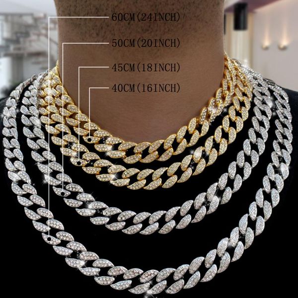 miami curb cuban chain necklace 11mm 30inches gold color icedout paved rhinestones cz bling rapper necklaces men hip hop jewelry pendant, Silver
miami curb cuban chain necklace 11mm 30inches gold color icedout paved rhinestones cz bling rapper necklaces men hip hop jewelry pendant, Silver
