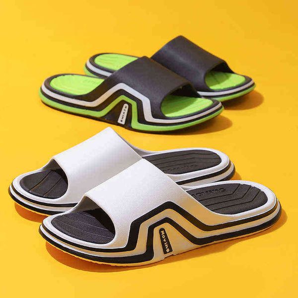 slippers summer casual men slippers outside fashion luxury brand runway shoes women slides soft thick sole non slip beach sandals 220308, Black
slippers summer casual men slippers outside fashion luxury brand runway shoes women slides soft thick sole non slip beach sandals 220308, Black
