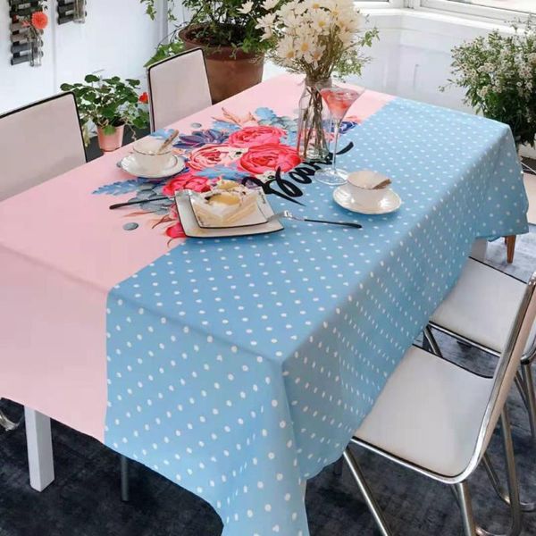 nordic literary cotton linen plaid tablecloth pink and blue romance printing restaurant table coffee cloth
nordic literary cotton linen plaid tablecloth pink and blue romance printing restaurant table coffee cloth