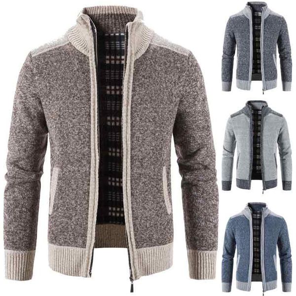 men's jackets loose coat m-3xl autumn and winter sweater thick warm cardigan fashion spliced casual knit jacket, Black;brown
men's jackets loose coat m-3xl autumn and winter sweater thick warm cardigan fashion spliced casual knit jacket, Black;brown