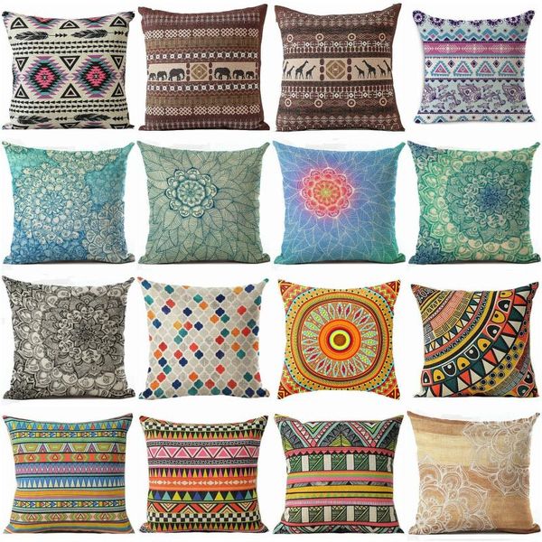 cushion/decorative pillow vintage african cushion cover 45*45 cm squre throw pillowcase cotton linen printed covers office home living room
cushion/decorative pillow vintage african cushion cover 45*45 cm squre throw pillowcase cotton linen printed covers office home living room