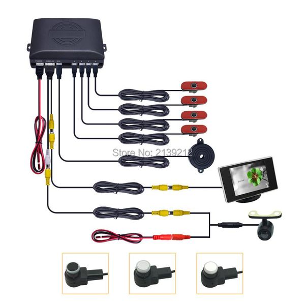 car rear view cameras& parking sensors feeldo original style 4-sensor rearview visual sensor video backup radar system + 3.5' monitor 1
car rear view cameras& parking sensors feeldo original style 4-sensor rearview visual sensor video backup radar system + 3.5' monitor 1