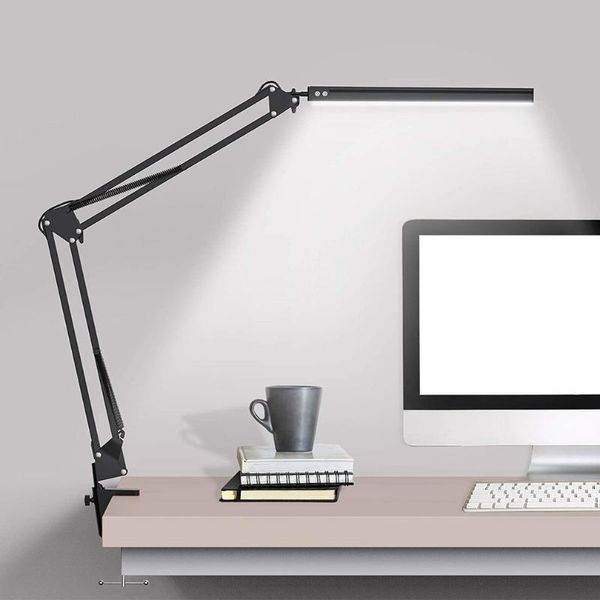 table lamps led folding metal desk lamp clip on light clamp long arm dimming 3 colors for living room reading office computer
table lamps led folding metal desk lamp clip on light clamp long arm dimming 3 colors for living room reading office computer