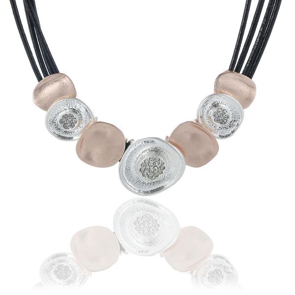 pendant necklaces selling necklace strand leather rope short chain women's on the neck vintage clavicle chokers jewelry, Silver
pendant necklaces selling necklace strand leather rope short chain women's on the neck vintage clavicle chokers jewelry, Silver