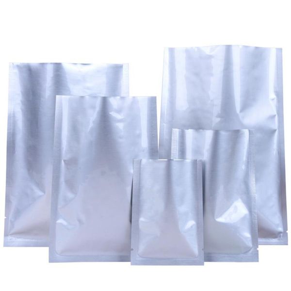 storage bags 100pcs open pure mylar foil bag heat vacuum seal tear notch snack tea coffee bean cookies candy package pouches
storage bags 100pcs open pure mylar foil bag heat vacuum seal tear notch snack tea coffee bean cookies candy package pouches