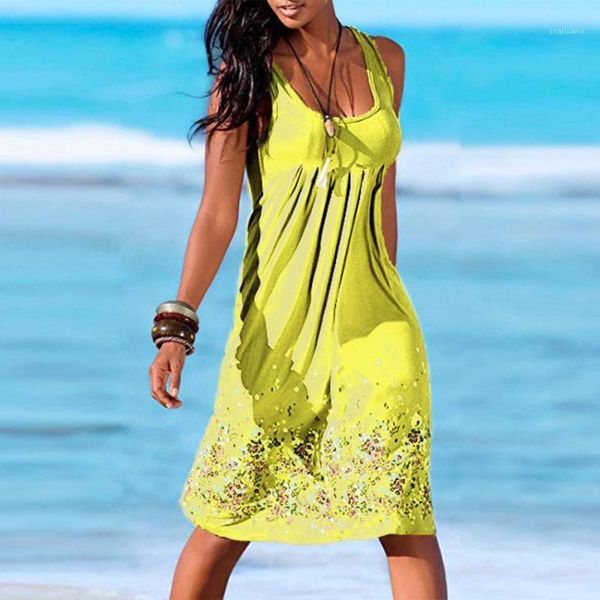 casual dresses women dress flower print tank beachwear sleeveless solid summer sundress party oversize vestidos mujer, Black;gray
casual dresses women dress flower print tank beachwear sleeveless solid summer sundress party oversize vestidos mujer, Black;gray