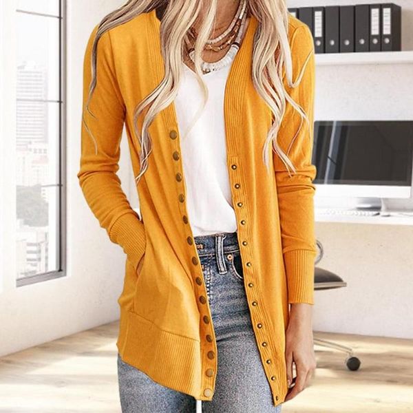women's knits & tees autumn knitted v neck sweater button up cardigan long sleeve soft casual slim coats outwear women jumper knitwear, White
women's knits & tees autumn knitted v neck sweater button up cardigan long sleeve soft casual slim coats outwear women jumper knitwear, White
