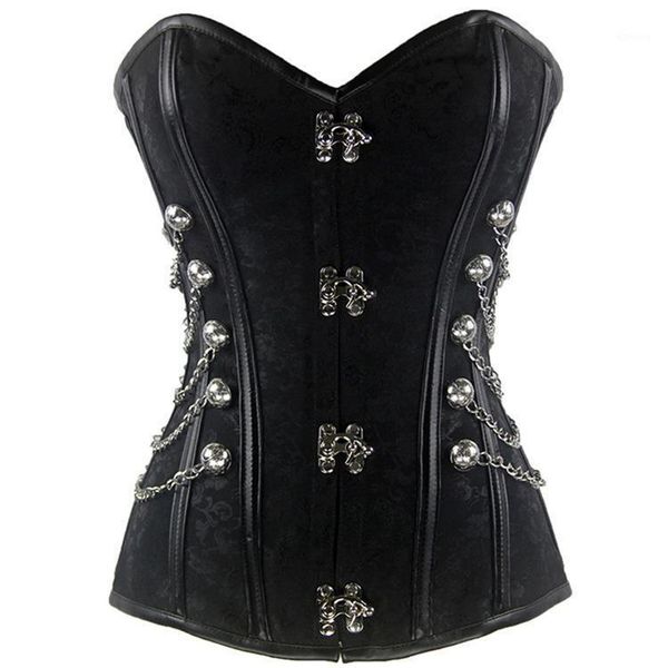 bustiers & corsets teampunk corset gothic women leather bustier vintage retro slimming waist trainer, Black;white
bustiers & corsets teampunk corset gothic women leather bustier vintage retro slimming waist trainer, Black;white