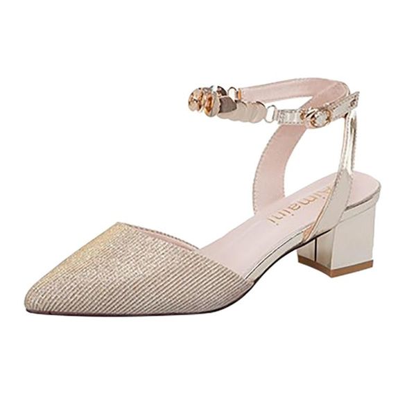 fashion ladies elegant shoes pure color square heel buckle strap casual sandals woman summer sansals sandalia feminina, Black
fashion ladies elegant shoes pure color square heel buckle strap casual sandals woman summer sansals sandalia feminina, Black
