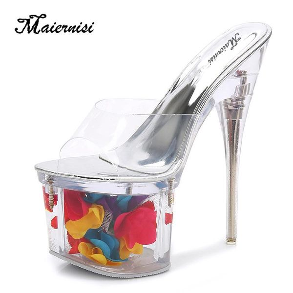 slippers maiernisi 2021 woman shoes summer ladies sandals .5cm platform catwalk models high heel, Black
slippers maiernisi 2021 woman shoes summer ladies sandals .5cm platform catwalk models high heel, Black