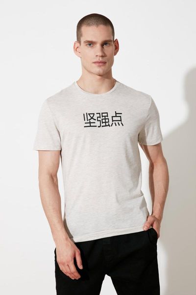 men's t-shirts trendyol male t-shirt tmnss21ts2279, White;black 
men's t-shirts trendyol male t-shirt tmnss21ts2279, White;black
