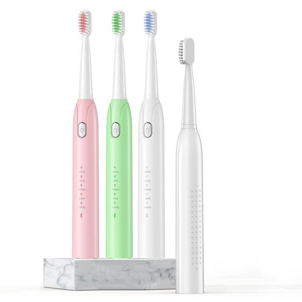 smart electric toothbrush automatic rechargeable sonic ipx7 waterproof 5 models with 2 brush 3 color
smart electric toothbrush automatic rechargeable sonic ipx7 waterproof 5 models with 2 brush 3 color