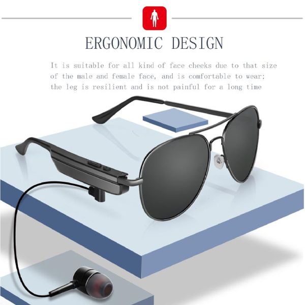 smart glasses bluetooth headset men women polarized sun driving sports music calling with mic headphones & earphones
smart glasses bluetooth headset men women polarized sun driving sports music calling with mic headphones & earphones