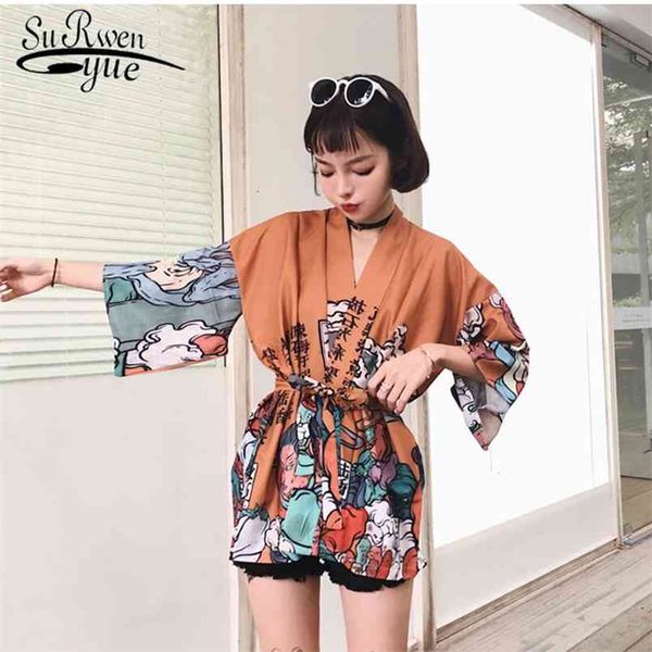 blusas autumn women blouse fashion style half sleeve cool ladies shirt v neck spliced cartoon pattern 2036 210421, White
blusas autumn women blouse fashion style half sleeve cool ladies shirt v neck spliced cartoon pattern 2036 210421, White