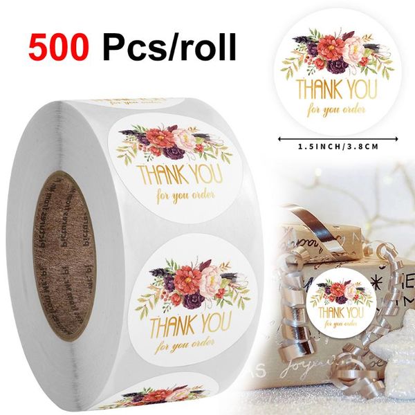 gift wrap 500 pcs labels roll flower thank you stickers scrapbooking for decoration stationery sticker seal label handmade
gift wrap 500 pcs labels roll flower thank you stickers scrapbooking for decoration stationery sticker seal label handmade