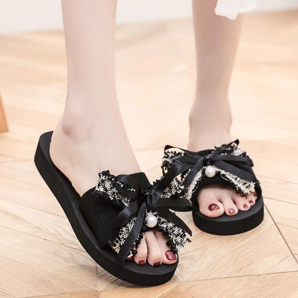 slippers fashion flip flops breathable beach simple women non-slip sandals home slipper flip-flops wedges shoes, Black
slippers fashion flip flops breathable beach simple women non-slip sandals home slipper flip-flops wedges shoes, Black