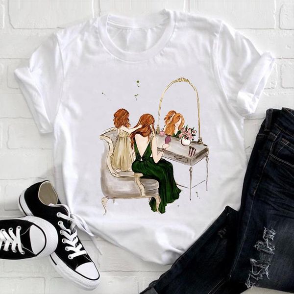 cartoon watercolor love trend womens style mom mama mother life casual clothes print tee female ladies graphic t, White
cartoon watercolor love trend womens style mom mama mother life casual clothes print tee female ladies graphic t, White