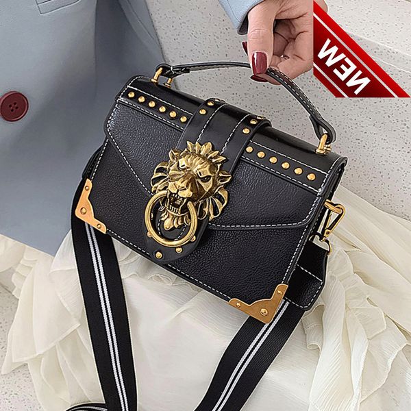 female fashion handbags luxury girls crossbody bags tote woman metal lion head brand shoulder purse mini square messenger bag
female fashion handbags luxury girls crossbody bags tote woman metal lion head brand shoulder purse mini square messenger bag