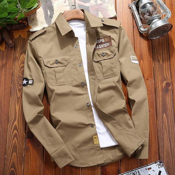 men's casual shirts mens plus size 6xl military style solid cotton shirt cargo tactical long sleeve work button down short, White;black
men's casual shirts mens plus size 6xl military style solid cotton shirt cargo tactical long sleeve work button down short, White;black
