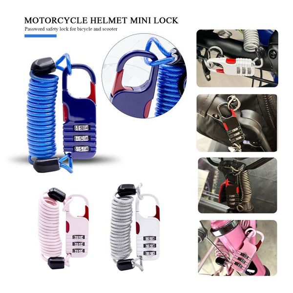 bike locks west biking bicycle lock anti-theft mini helmet motorcycle cycling scooter 3 digit combination password safety cable
bike locks west biking bicycle lock anti-theft mini helmet motorcycle cycling scooter 3 digit combination password safety cable